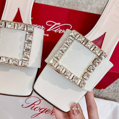 RV Biki Love 45 mm Square-Buckle Mules Series 04