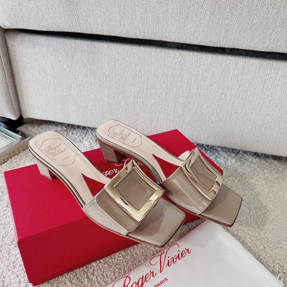 RV Biki Love 45 mm Square-Buckle Mules Series 02