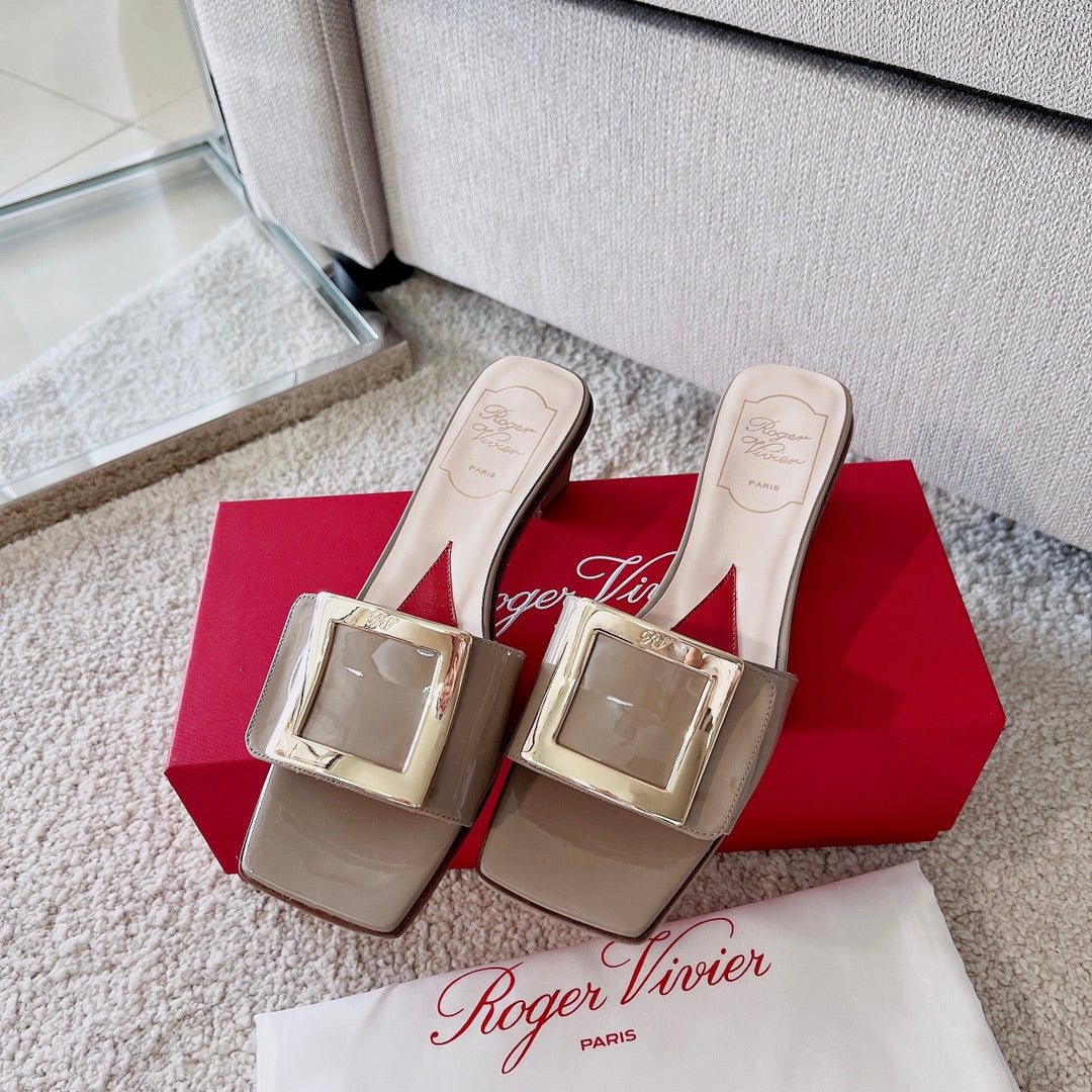 RV Biki Love 45 mm Square-Buckle Mules Series 02