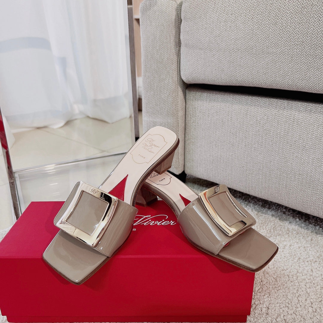 RV Biki Love 45 mm Square-Buckle Mules Series 02