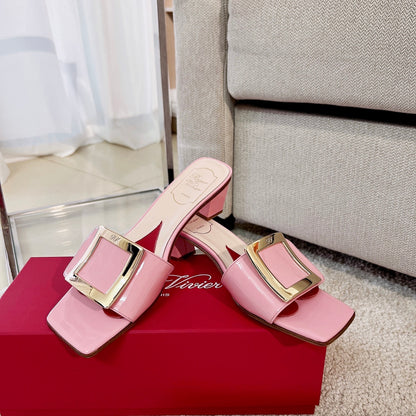 RV Biki Love 45 mm Square-Buckle Mules Series 03