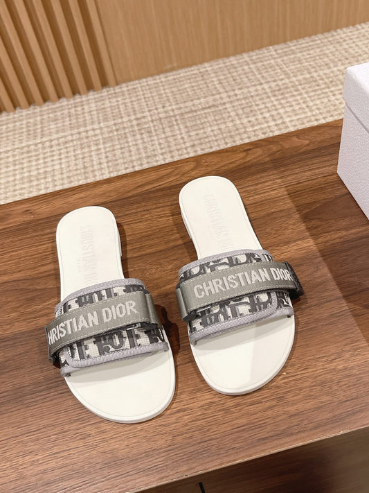 Dior Velcro-Strap Slides 06