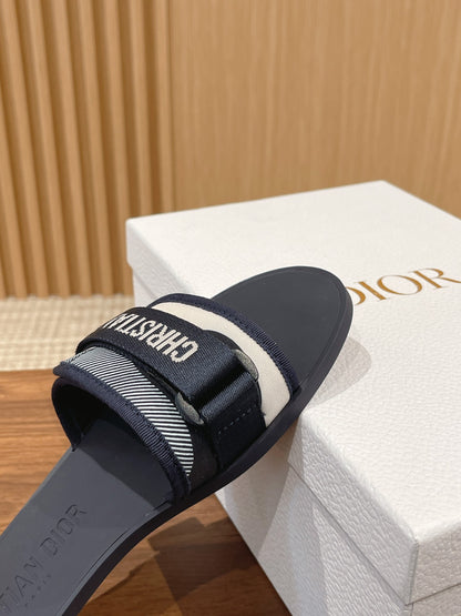 Dior Velcro-Strap Slides 05