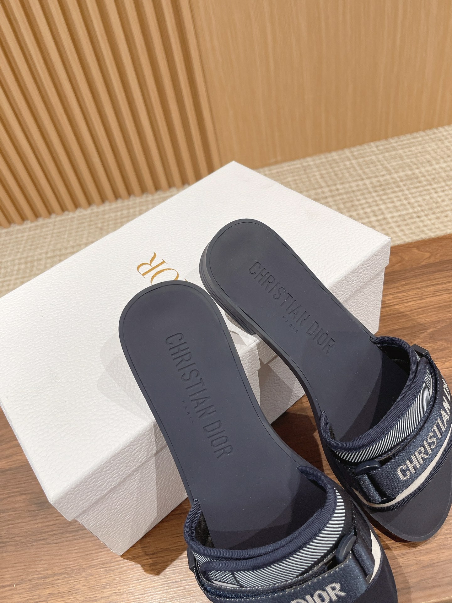 Dior Velcro-Strap Slides 05