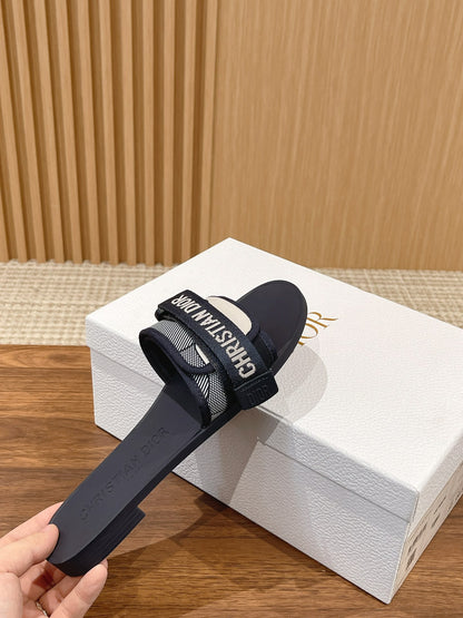Dior Velcro-Strap Slides 05