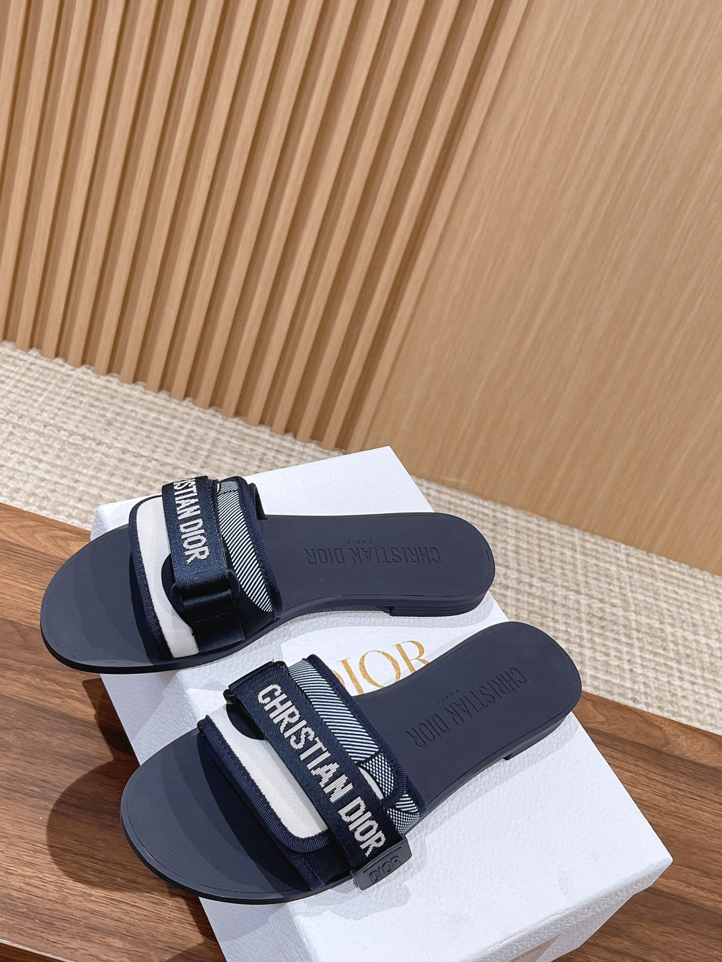 Dior Velcro-Strap Slides 05