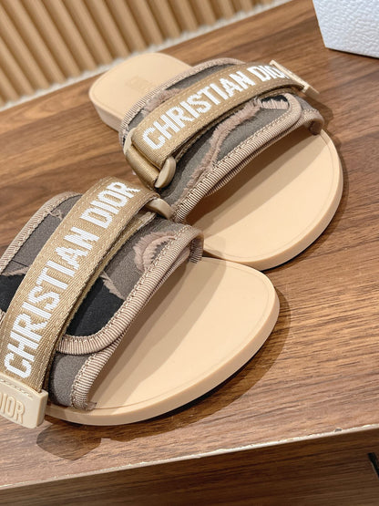 Dior Velcro-Strap Slides 04
