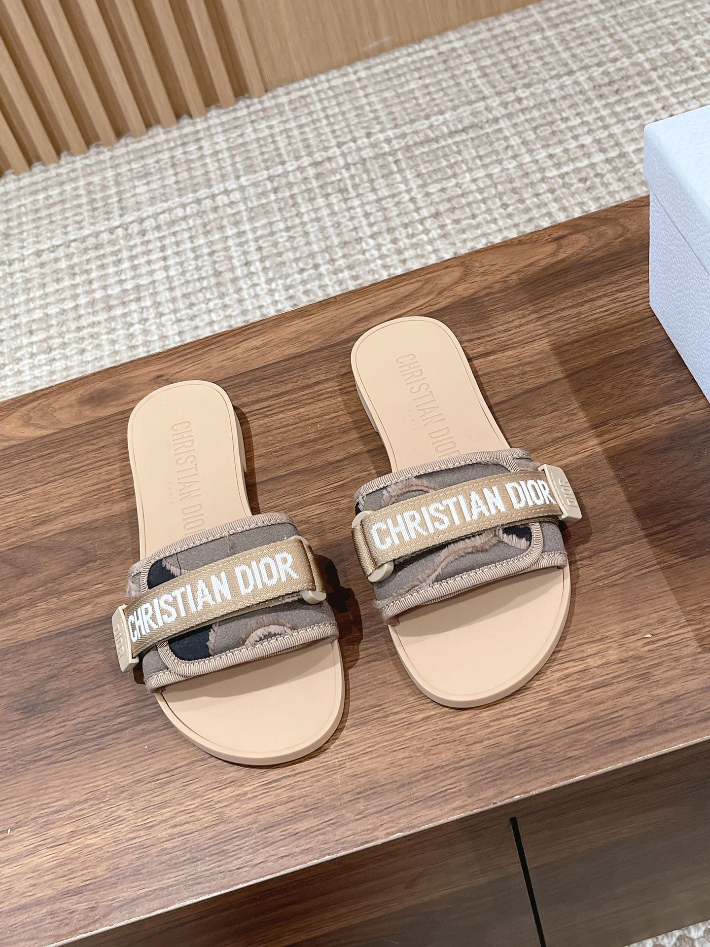 Dior Velcro-Strap Slides 04