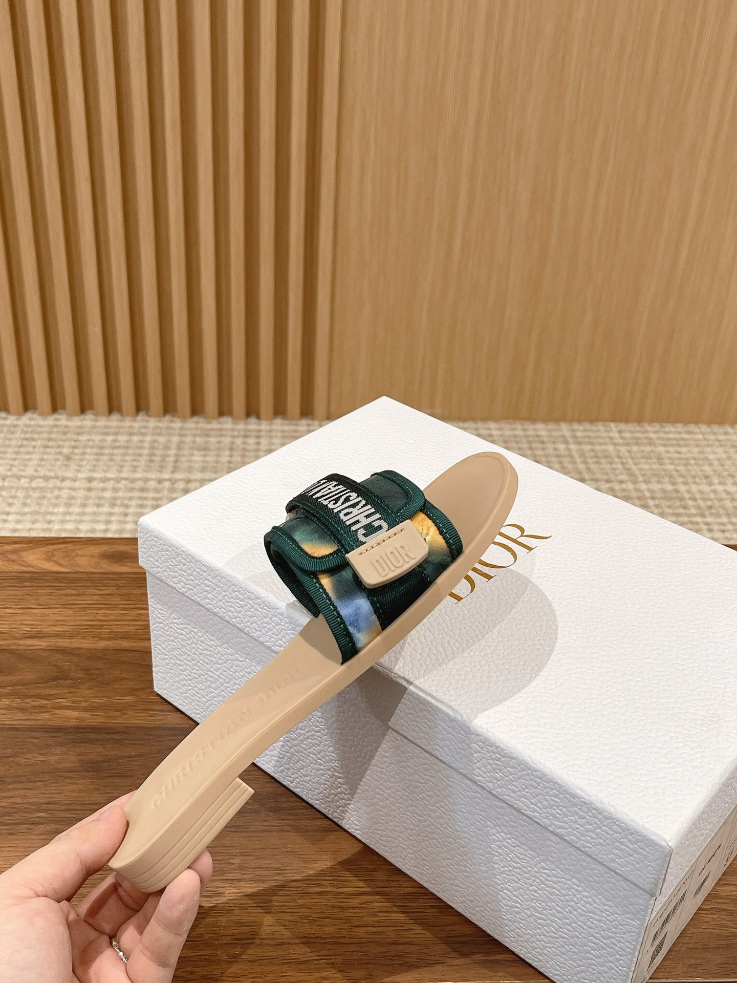 Dior Velcro-Strap Slides 02