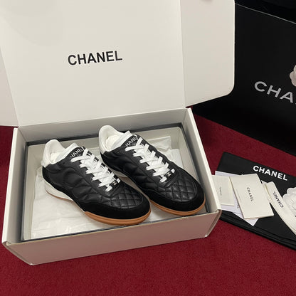 Chanel 25s New Quilted Trainers, Black