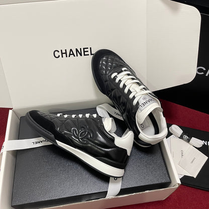 Chanel Quilted Trainers, Black