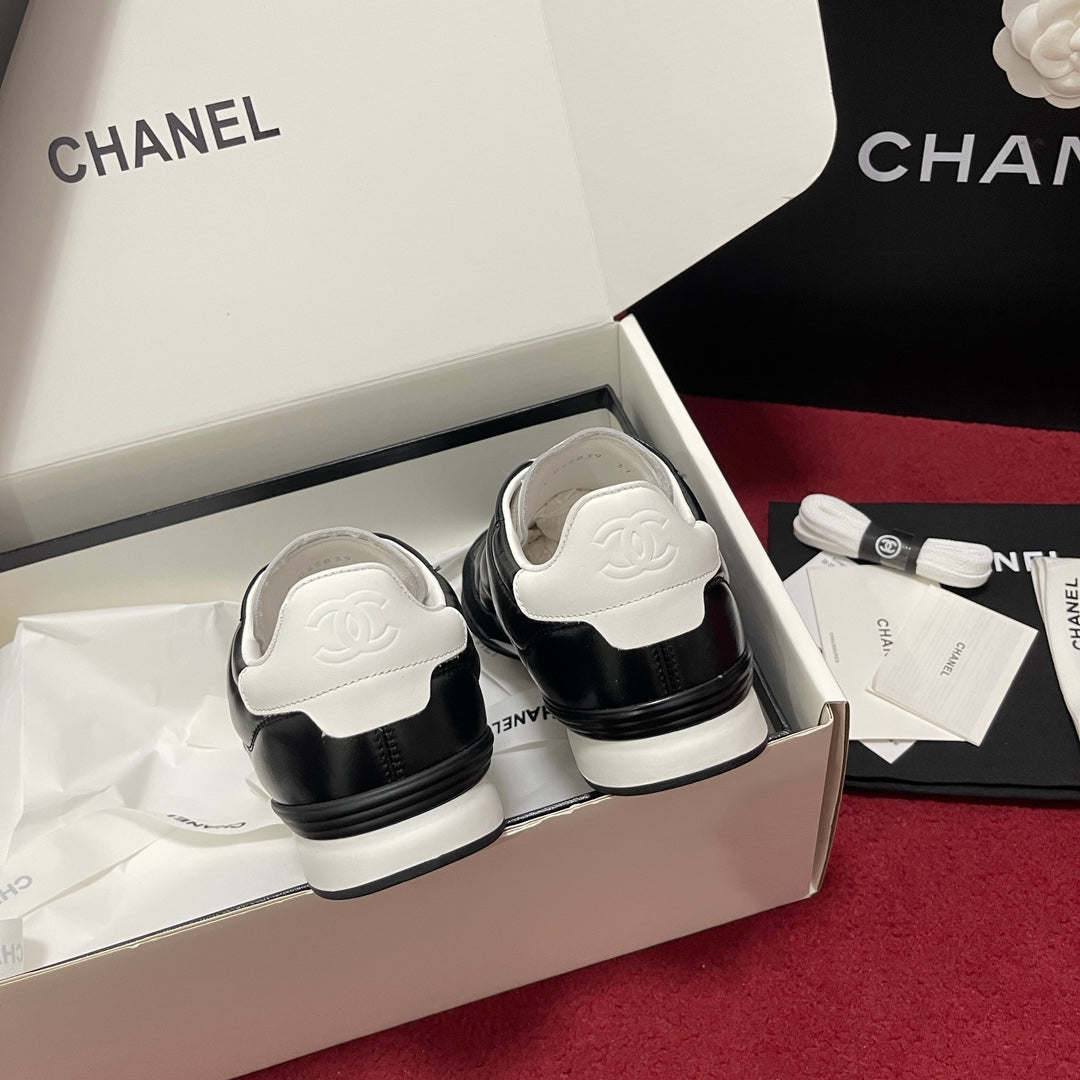 Chanel Quilted Trainers, Black