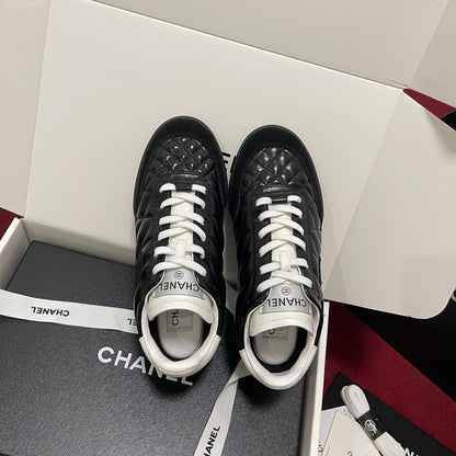 Chanel Quilted Trainers, Black