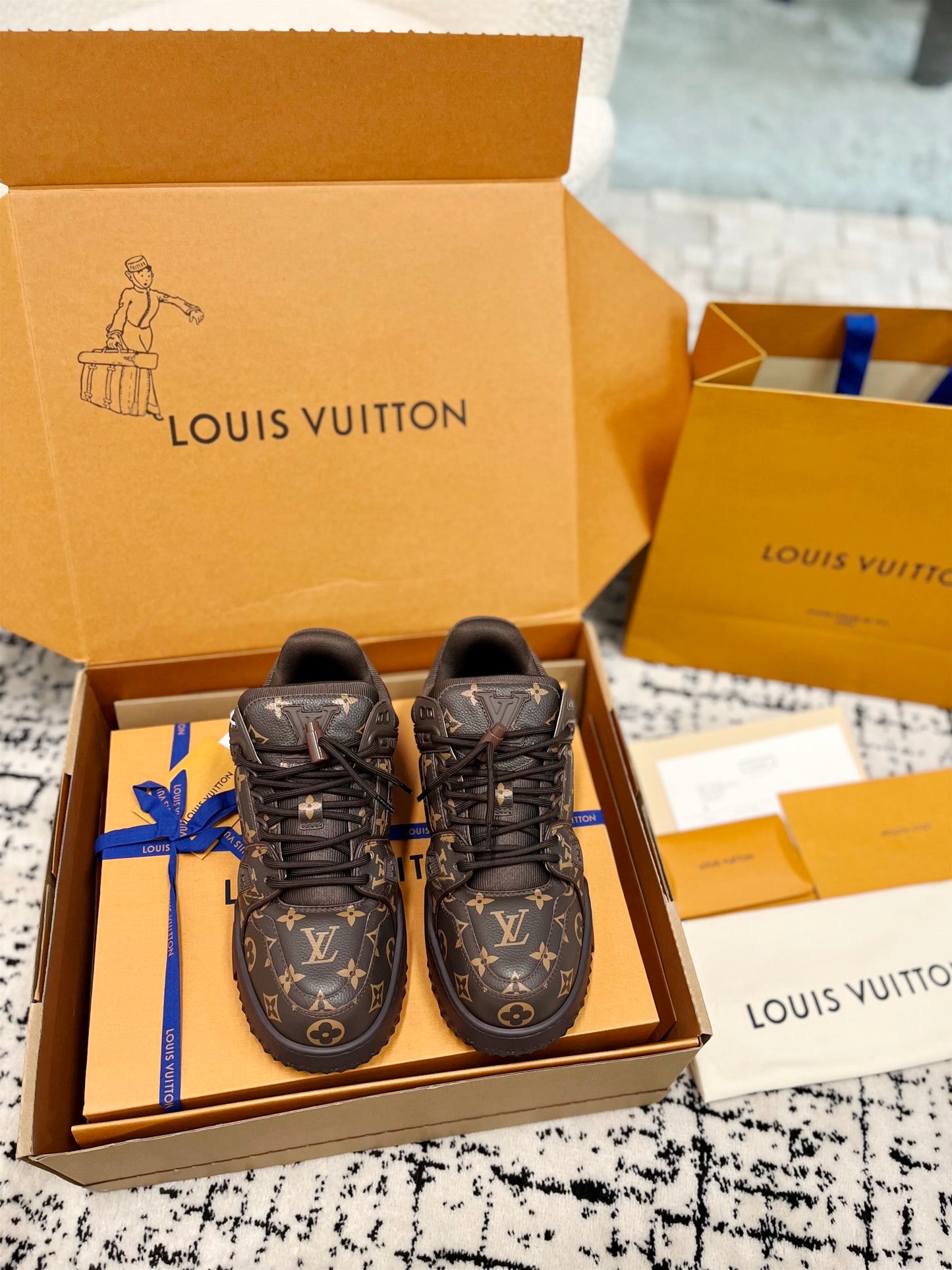 LV Unisex Pudding Skate Sneakers Series 01