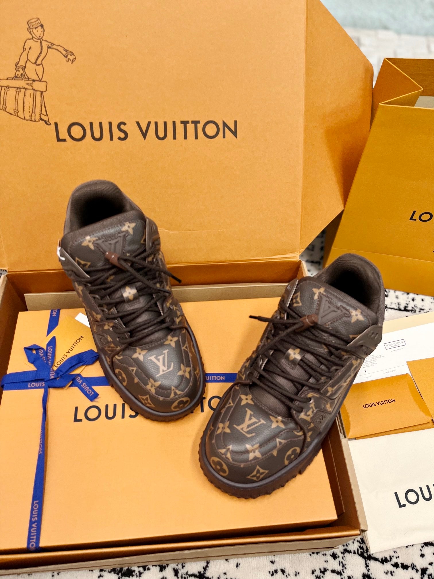 LV Unisex Pudding Skate Sneakers Series 01