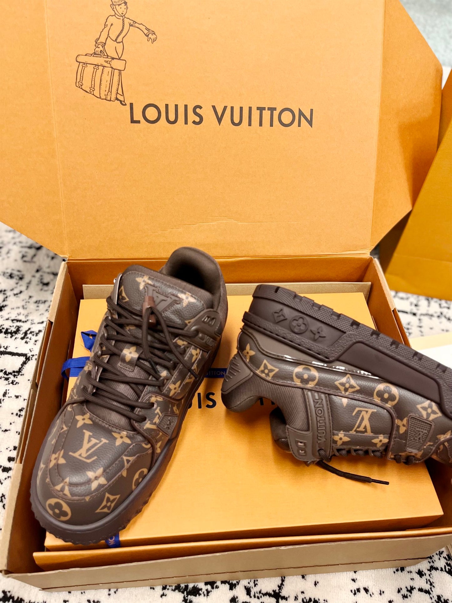 LV Unisex Pudding Skate Sneakers Series 01