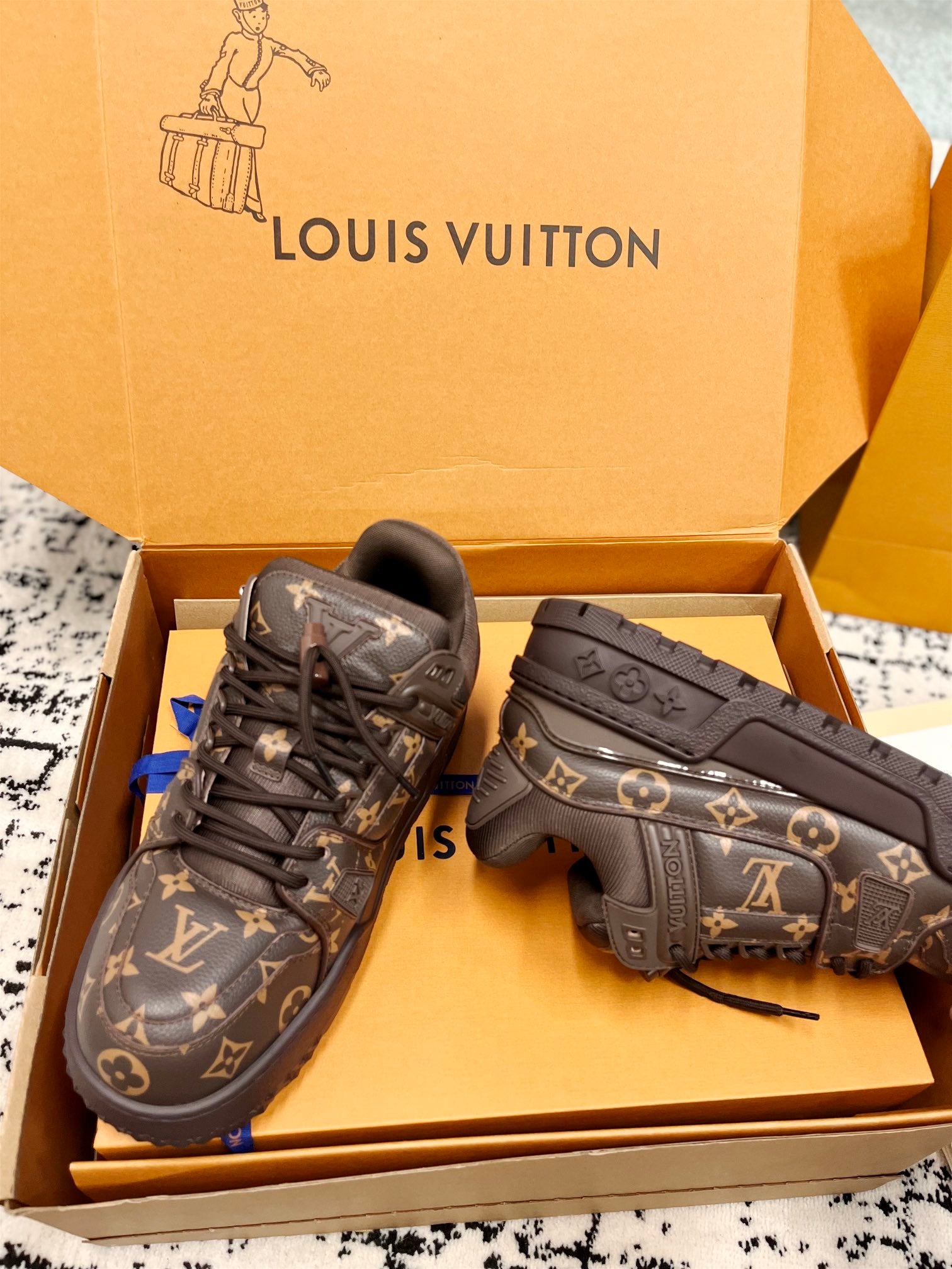 LV Unisex Pudding Skate Sneakers Series 01