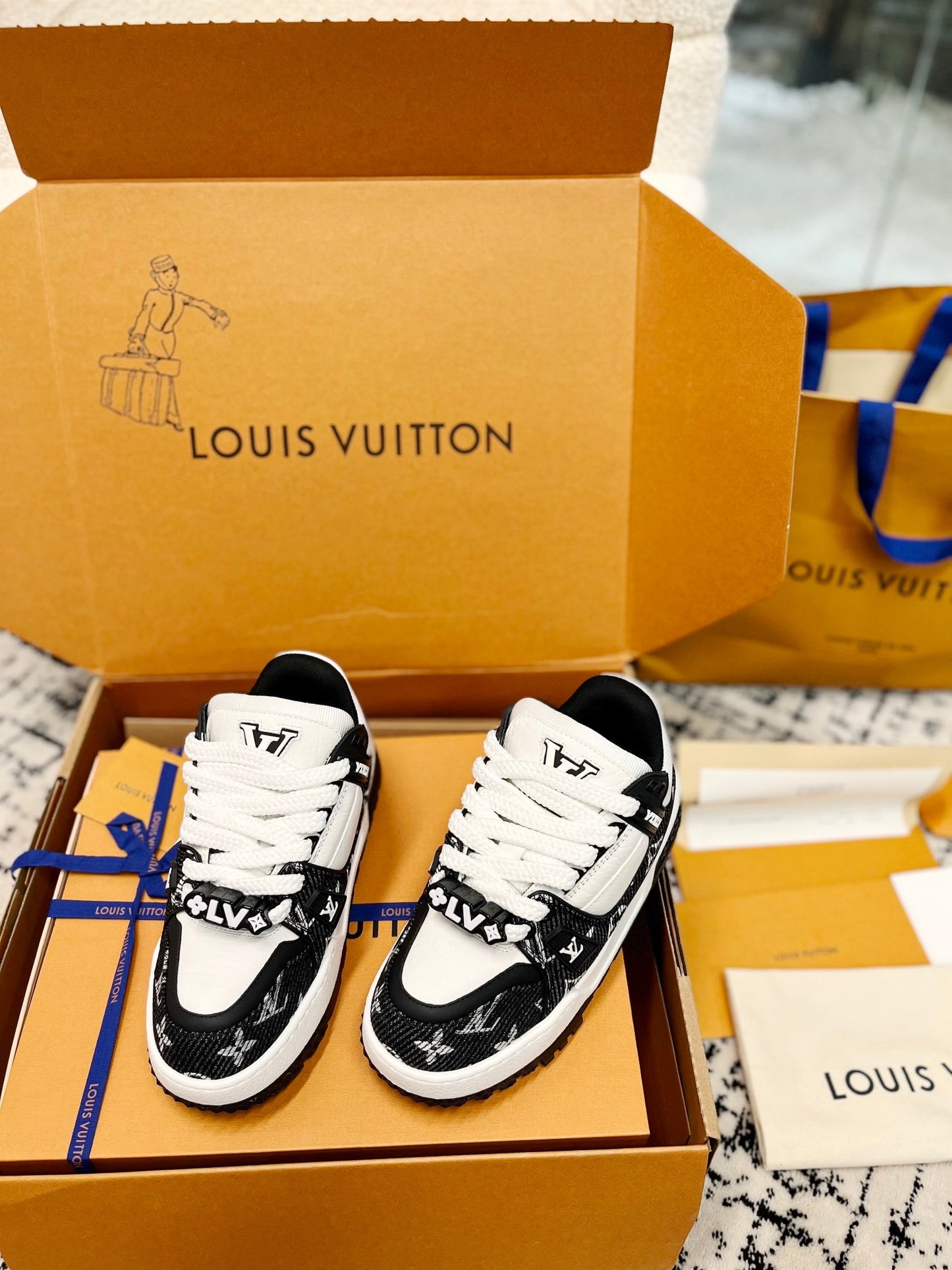 LV Unisex Pudding Skate Sneakers Series 02