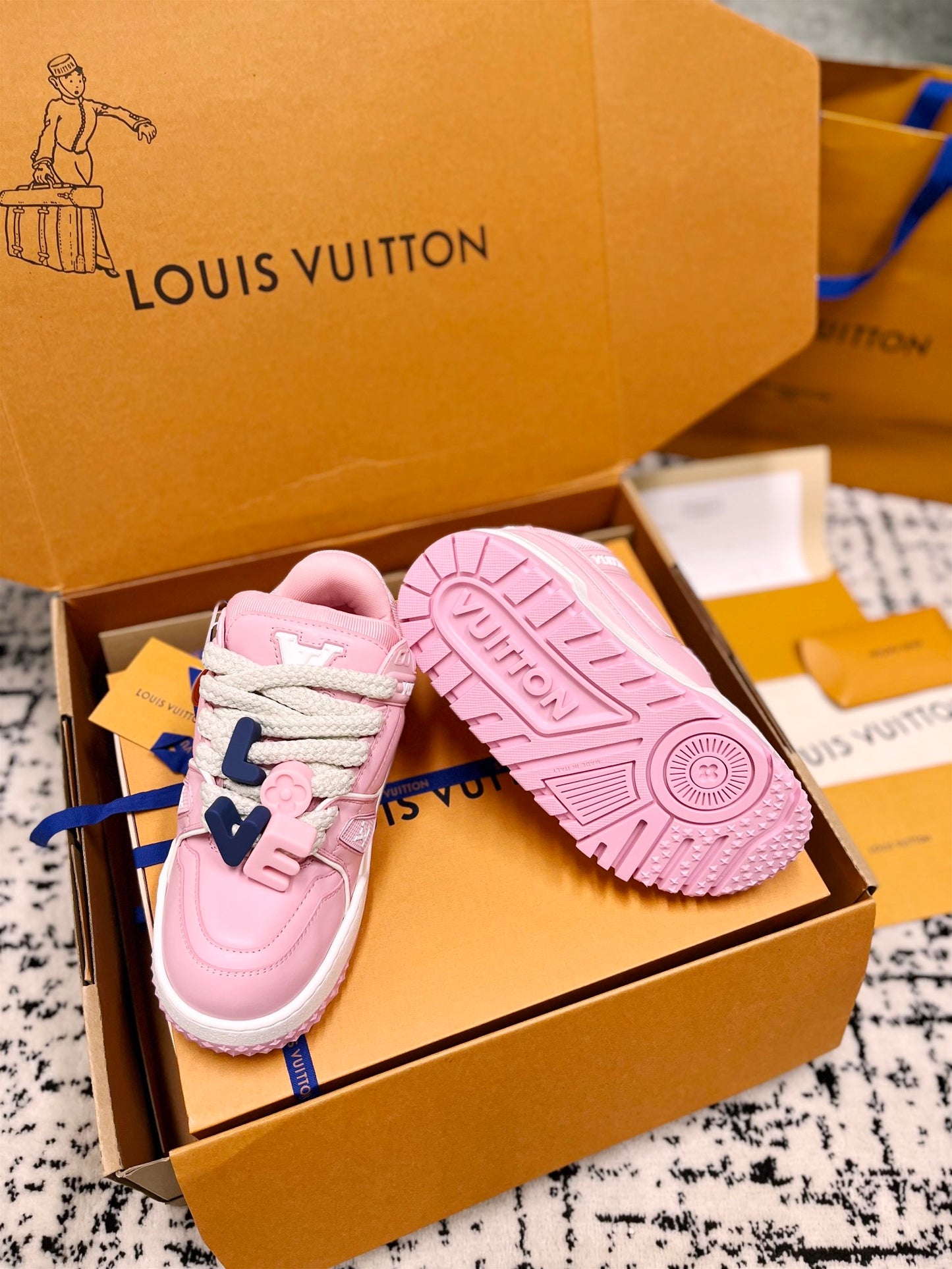 LV Unisex Pudding Skate Sneakers Series 03