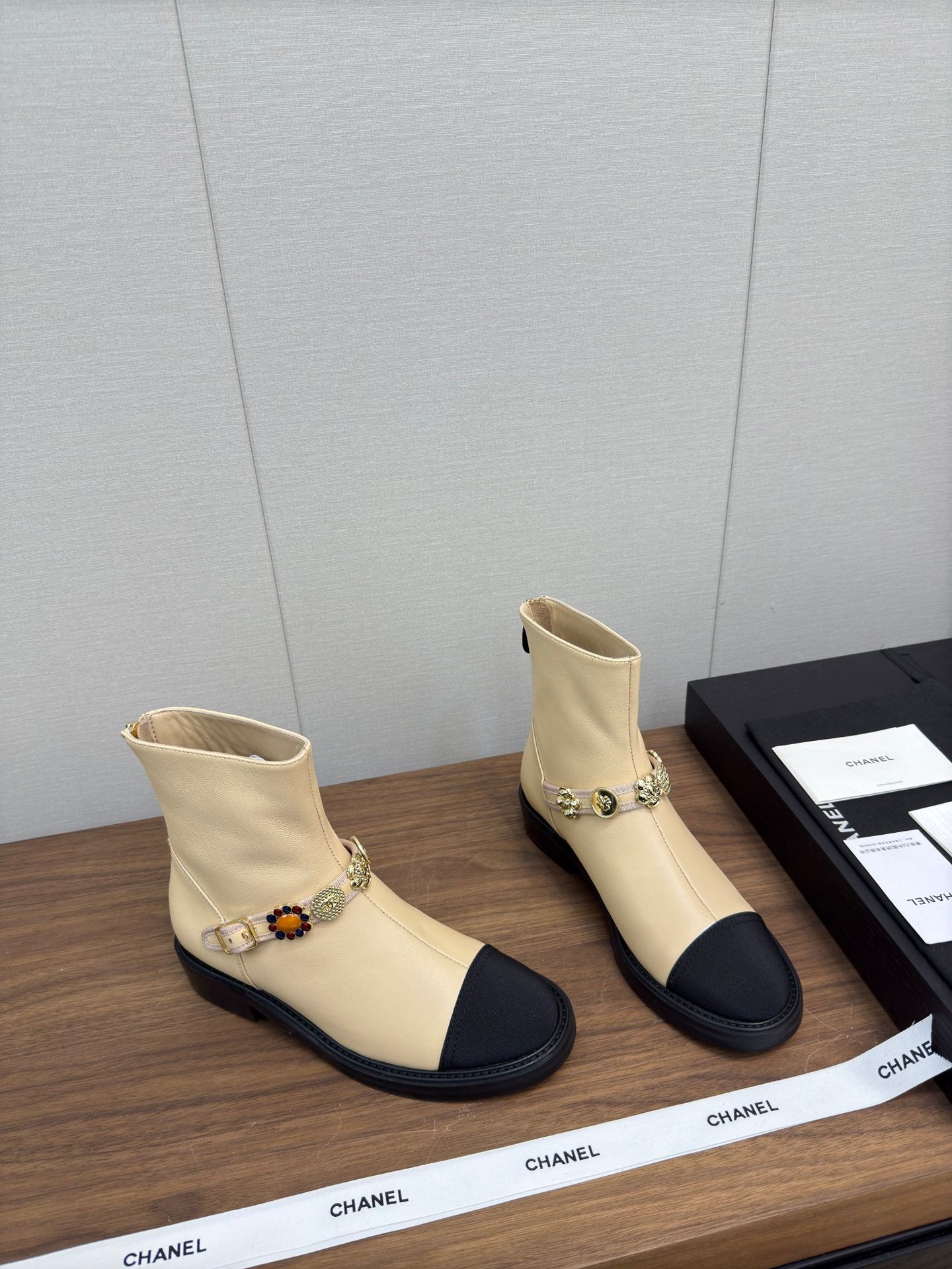 Chanel Fall/Winter New Runway Short Boots, Yellow