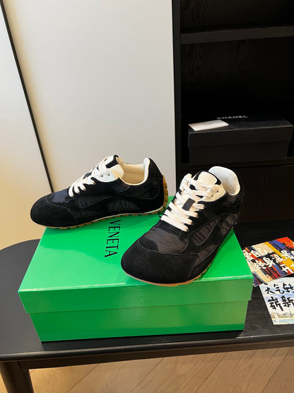 Bottega Veneta Orbit Flash Sneaker, Full Black