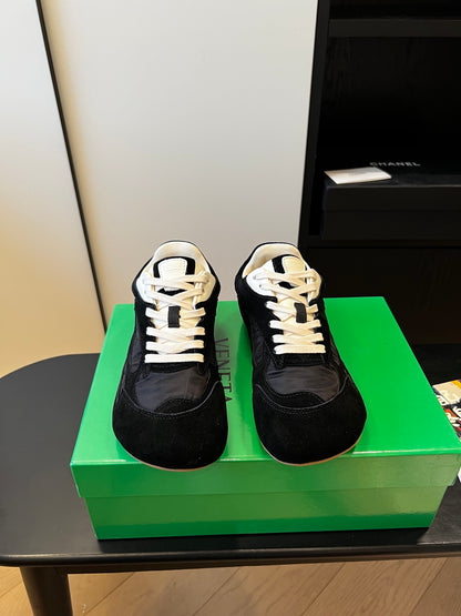 Bottega Veneta Orbit Flash Sneaker, Full Black