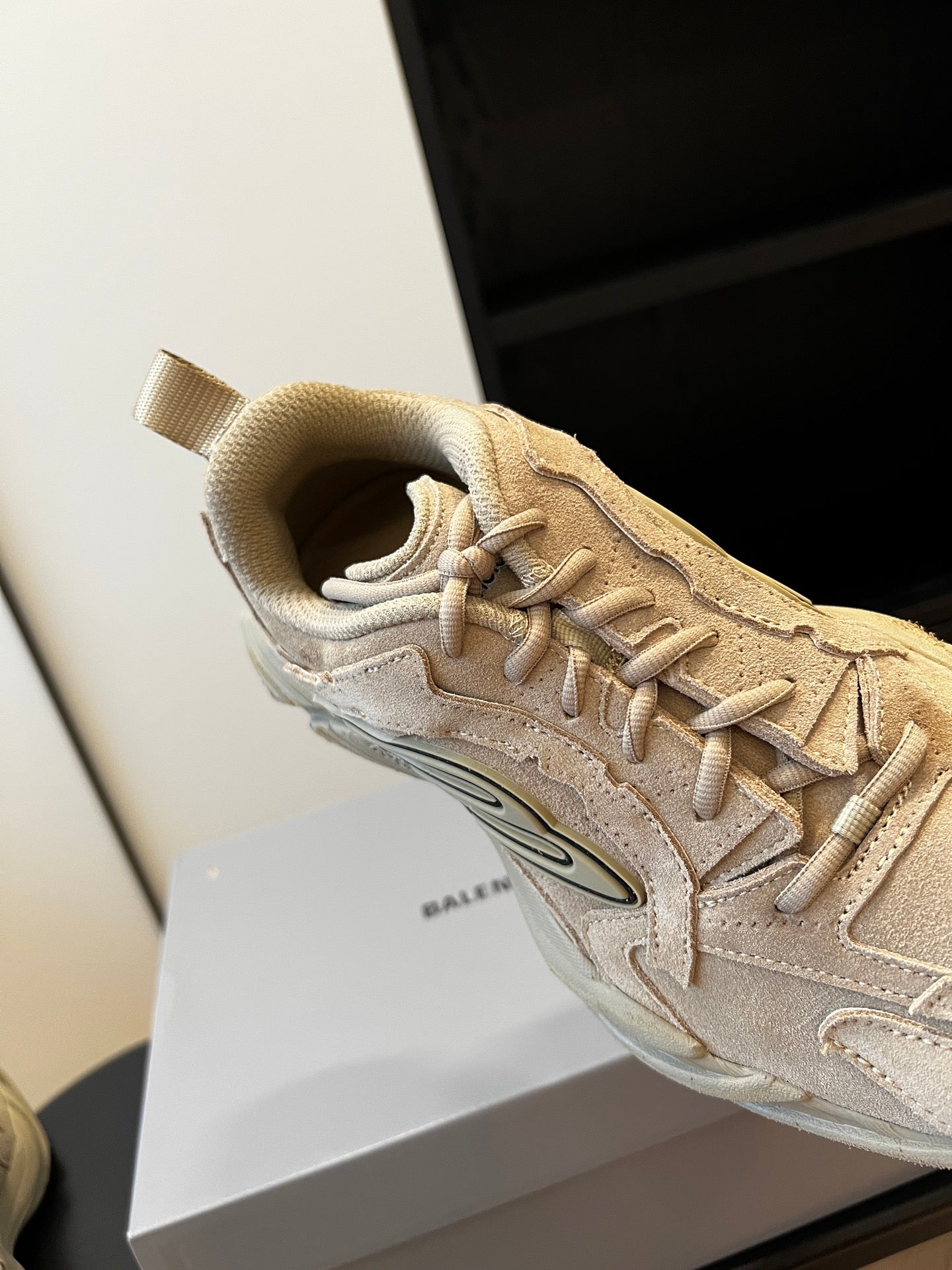 Balenciaga Monday “Dad” Sneakers, Beige