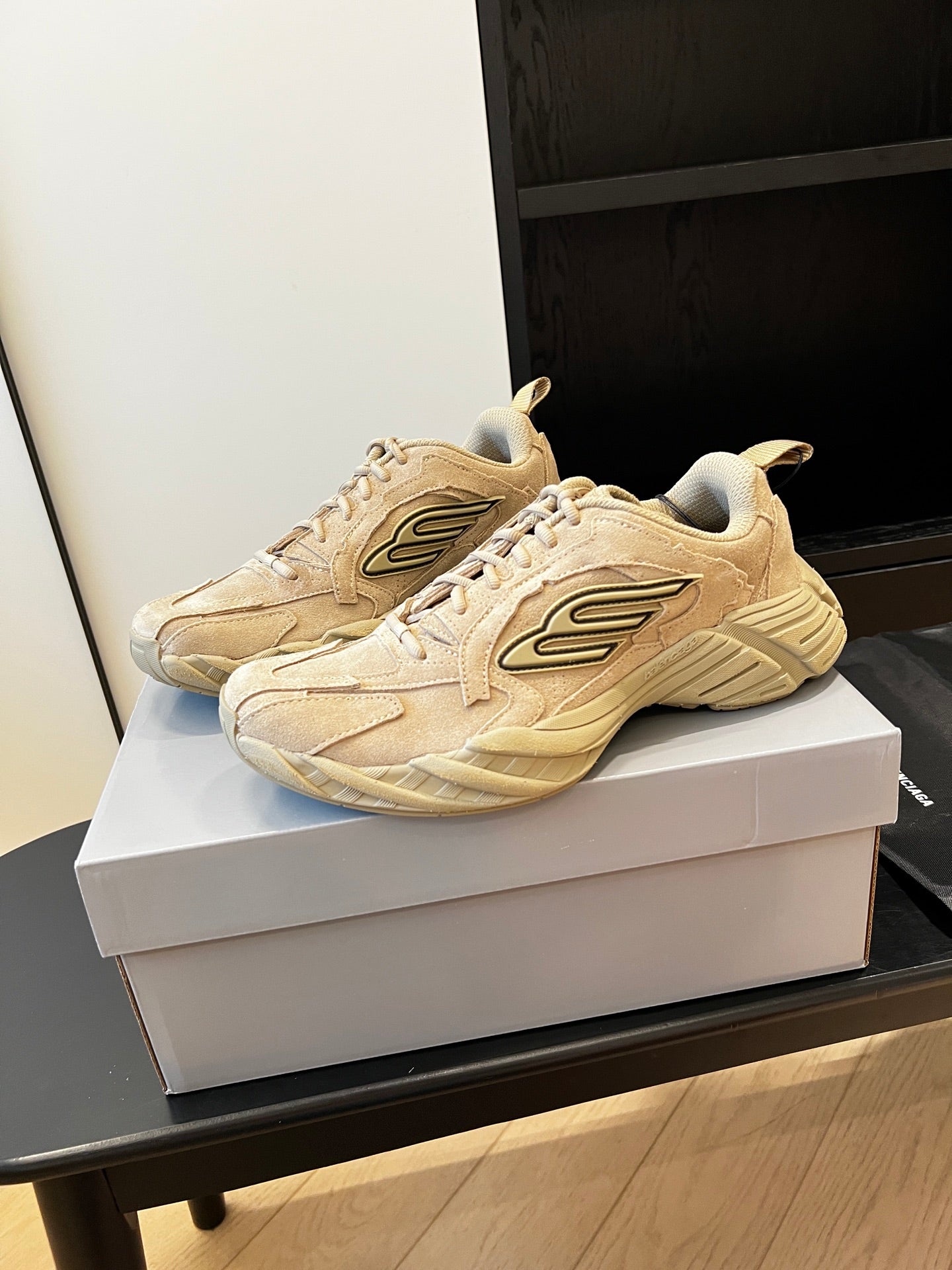 Balenciaga Monday “Dad” Sneakers, Beige