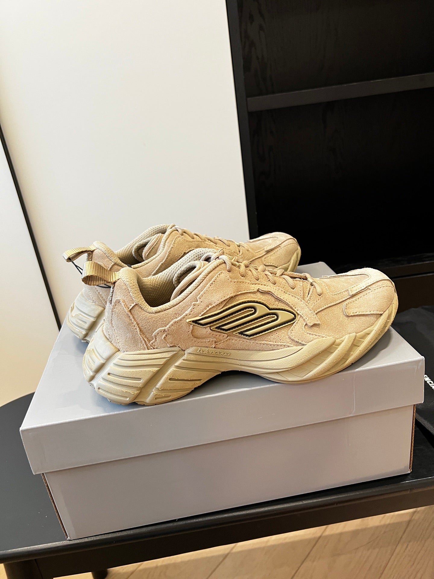 Balenciaga Monday “Dad” Sneakers, Beige