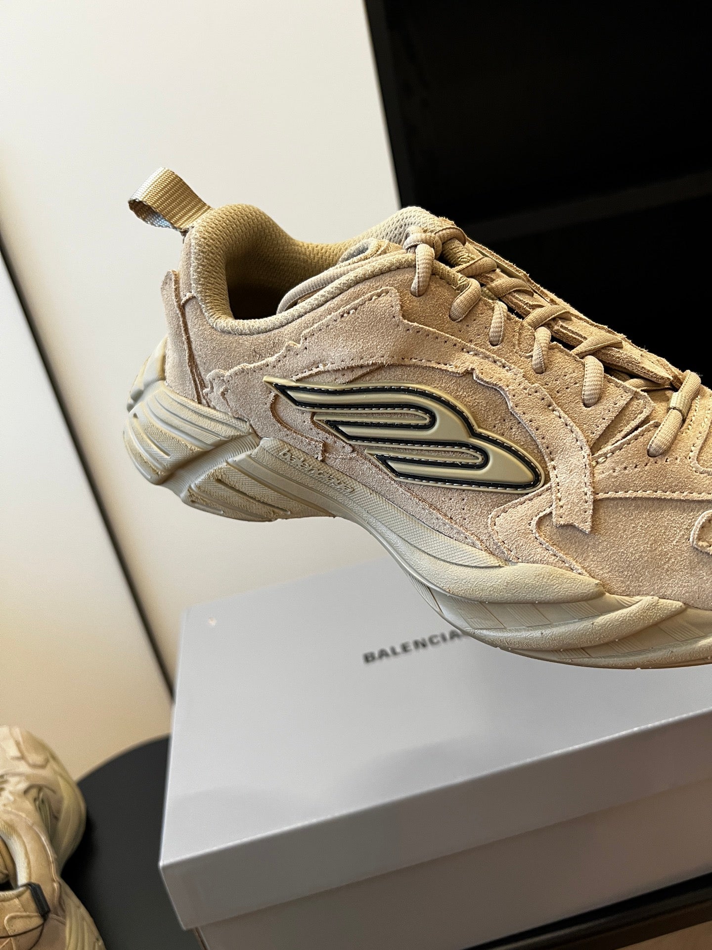 Balenciaga Monday “Dad” Sneakers, Beige