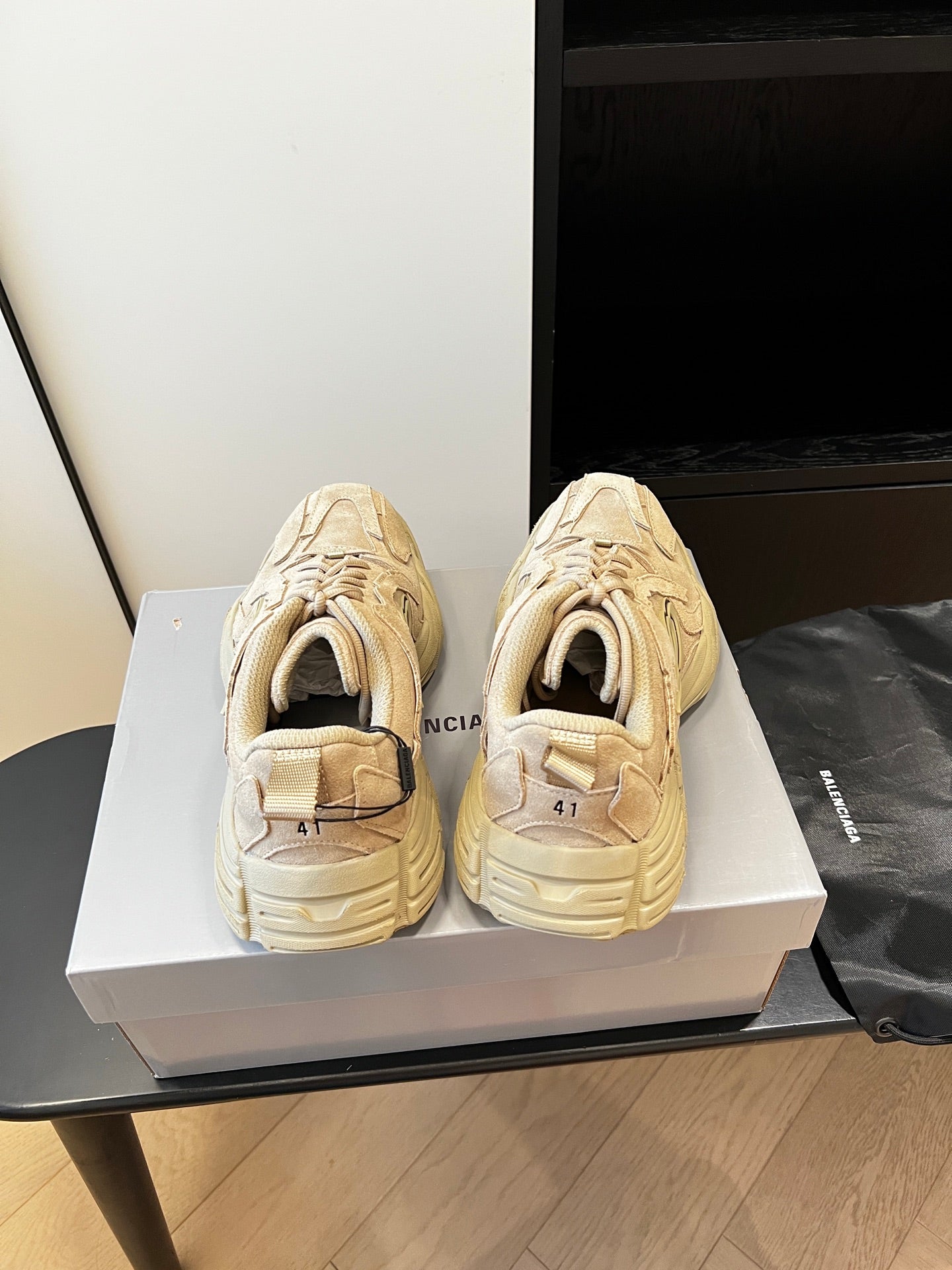 Balenciaga Monday “Dad” Sneakers, Beige