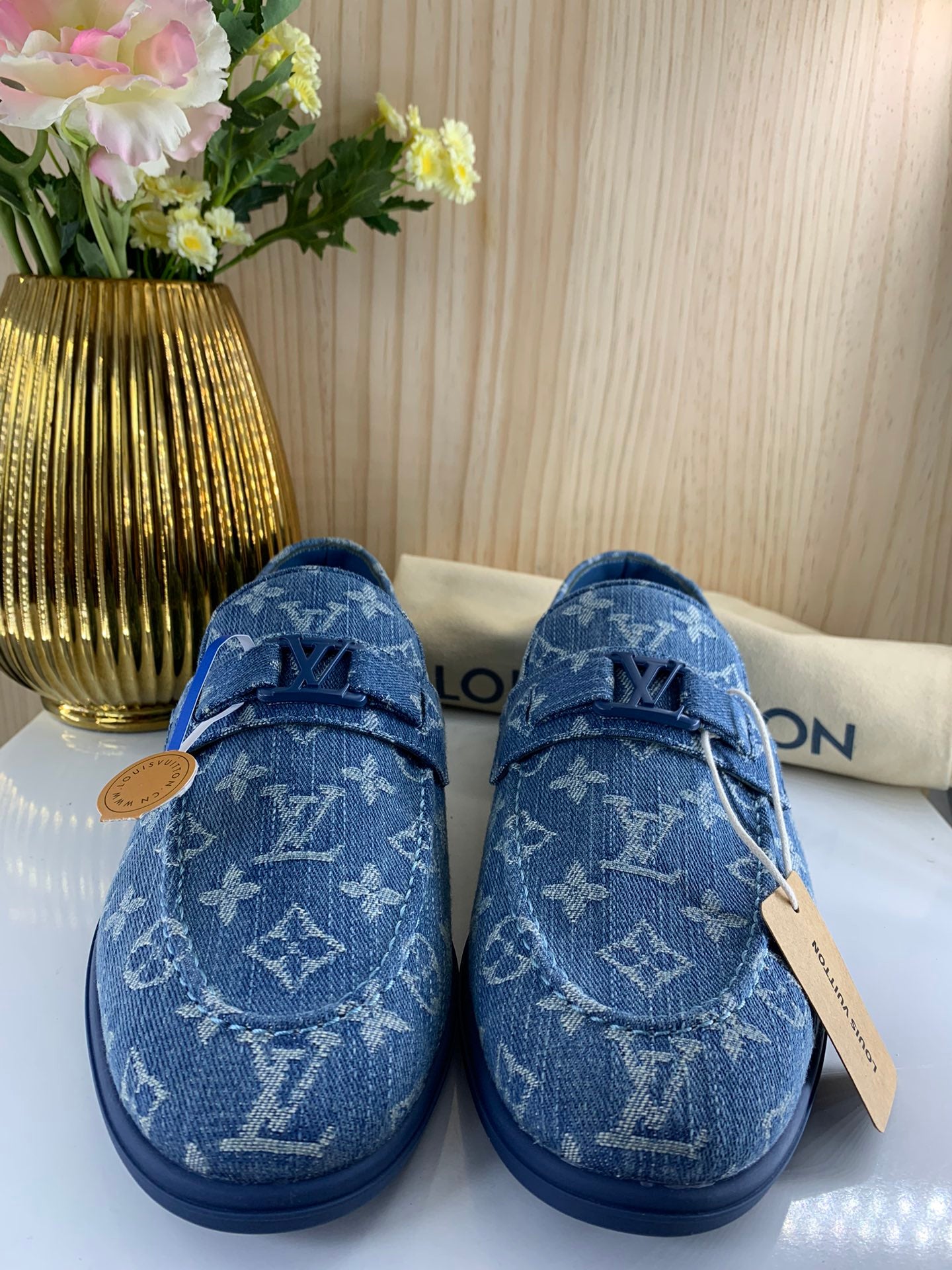 LV Loafer, Denium Monogram Blue
