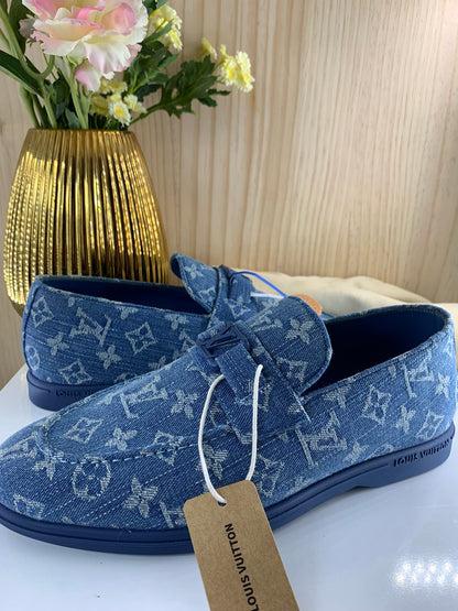 LV Loafer, Denium Monogram Blue