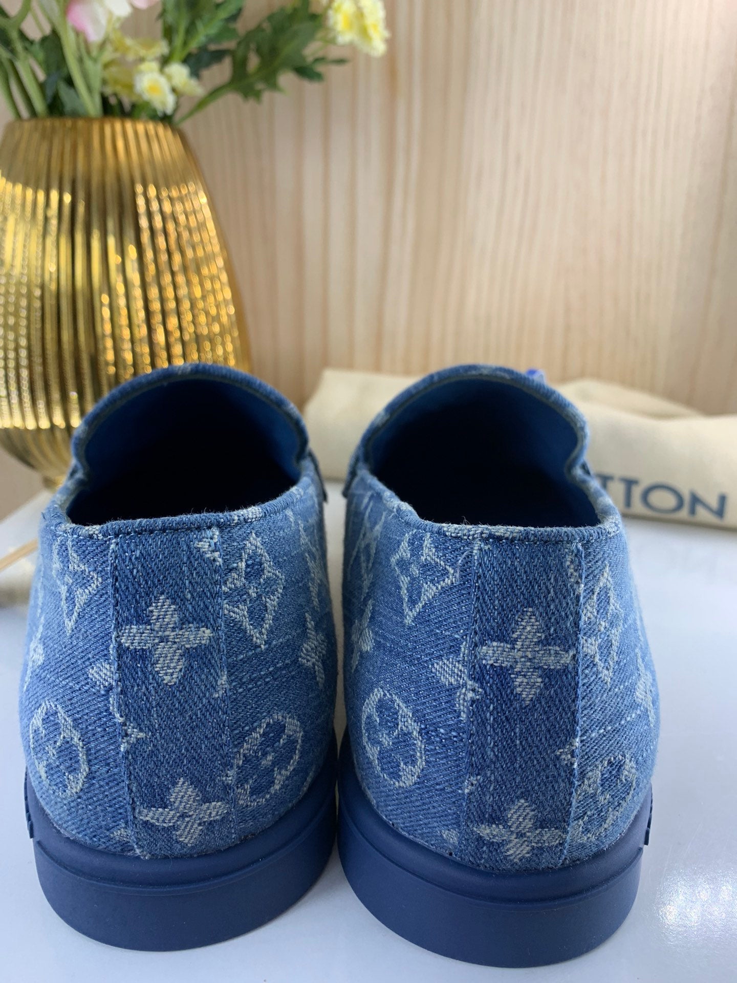 LV Loafer, Denium Monogram Blue