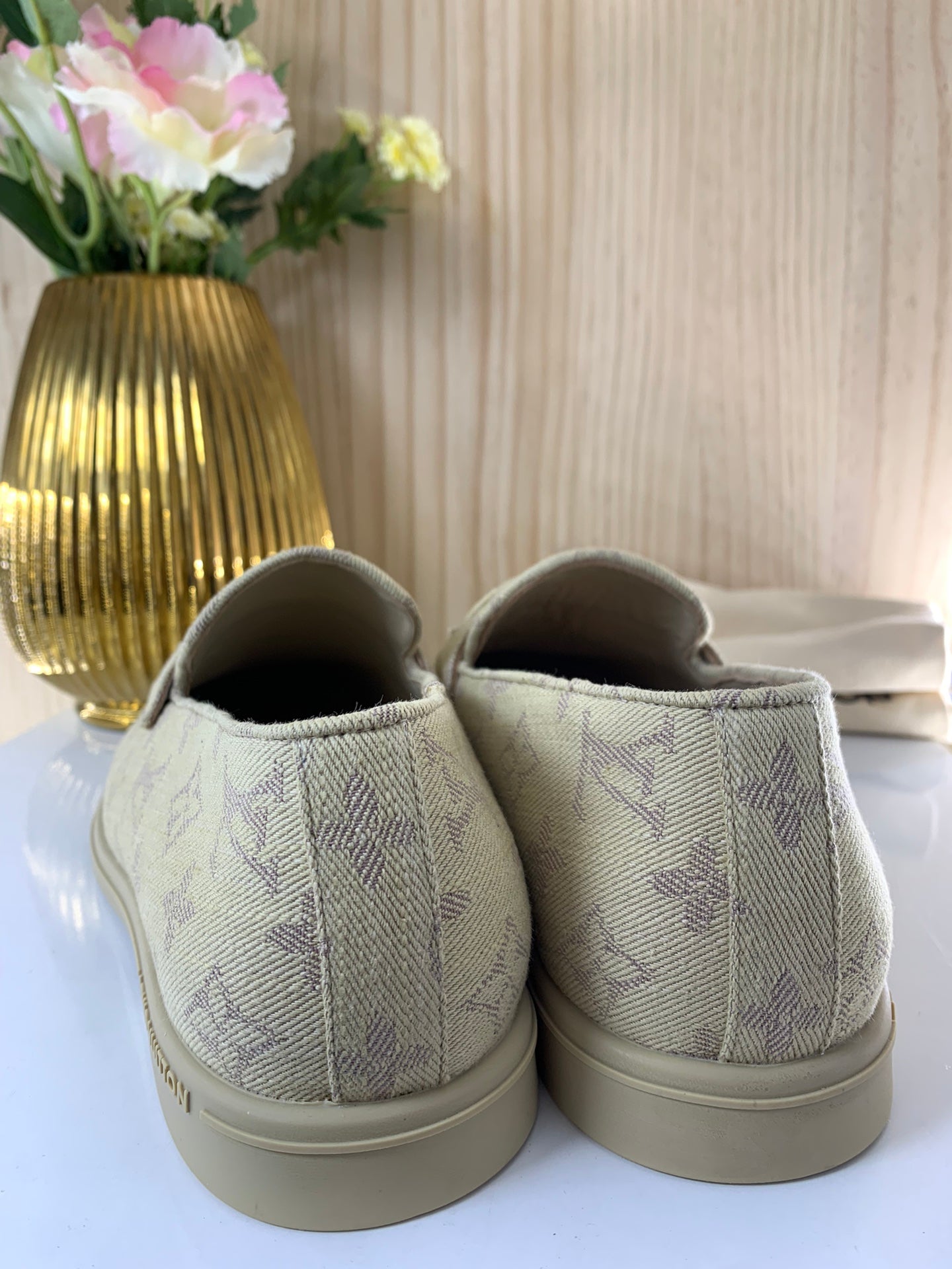 LV Loafer, Denium Monogram Grey