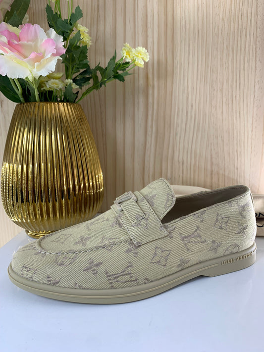 LV Loafer, Denium Monogram Grey