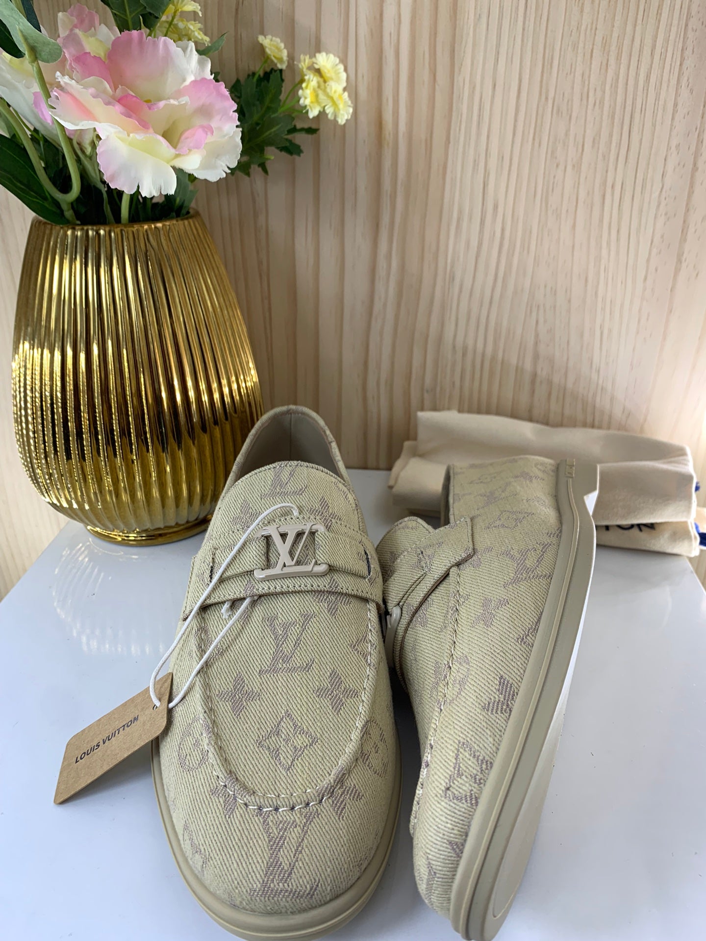 LV Loafer, Denium Monogram Grey