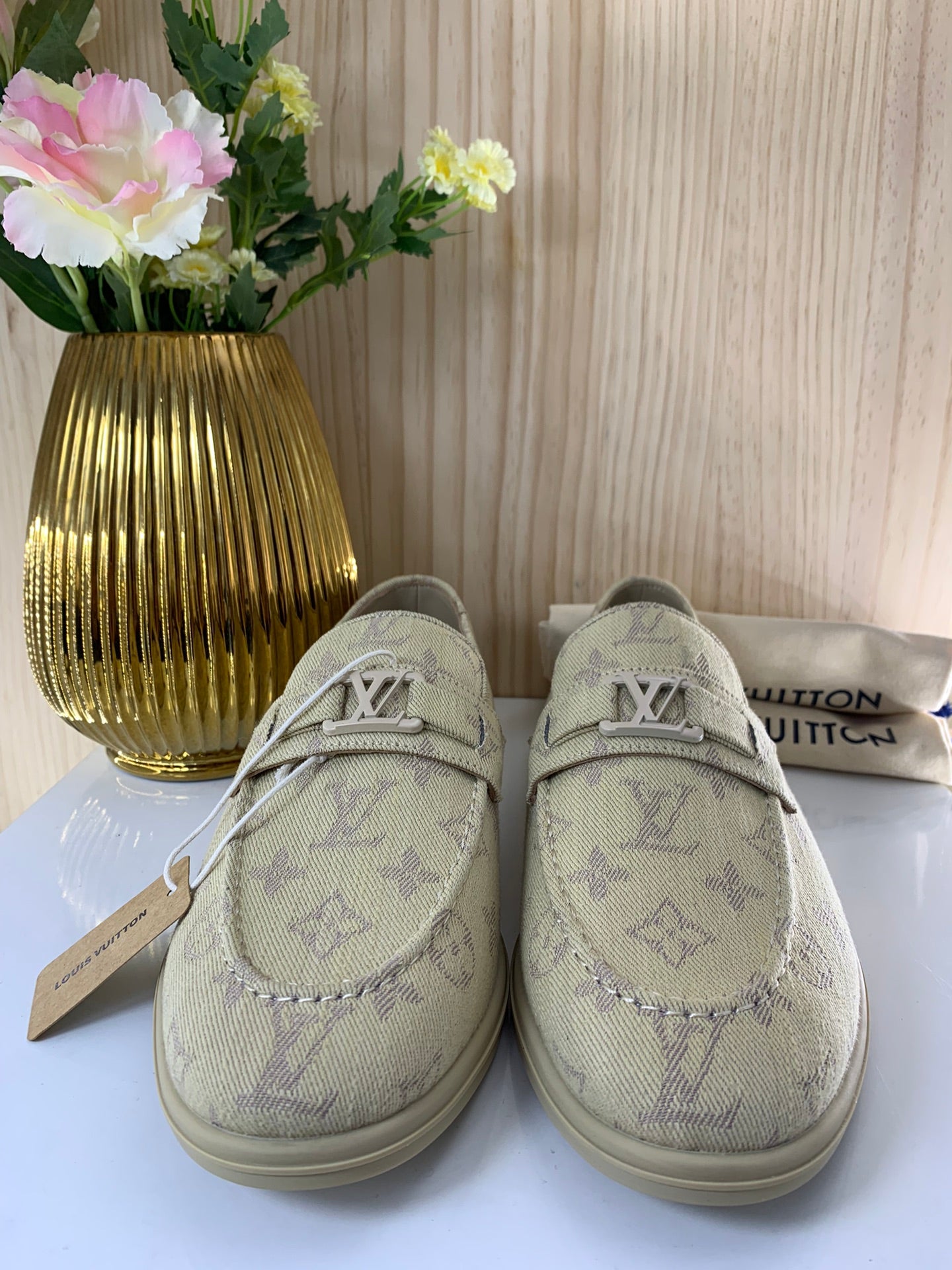 LV Loafer, Denium Monogram Grey