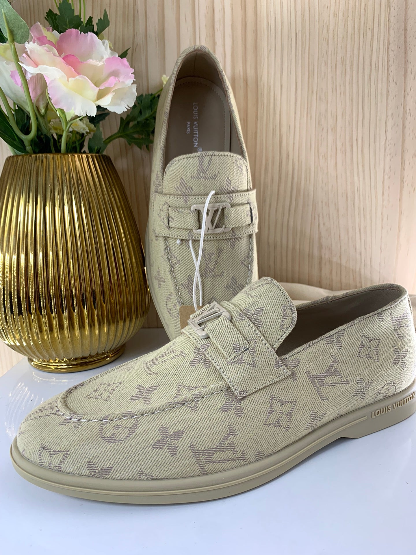 LV Loafer, Denium Monogram Grey