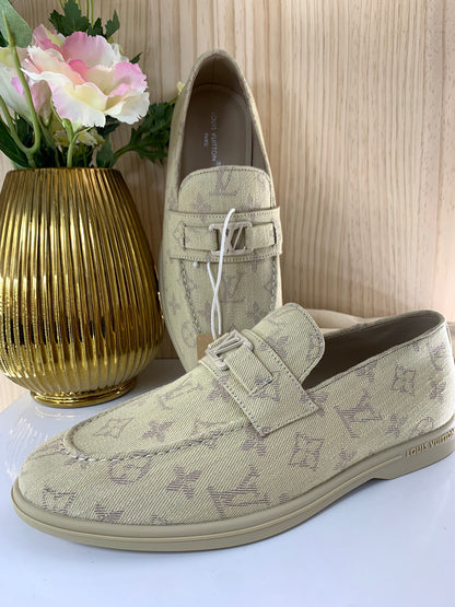 LV Loafer, Denium Monogram Grey