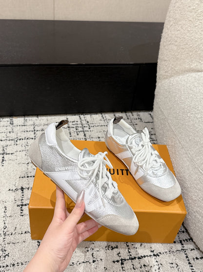 LV SNEAKRINA, Silver Gray White