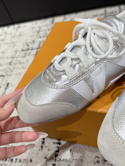 LV SNEAKRINA, Silver Gray White