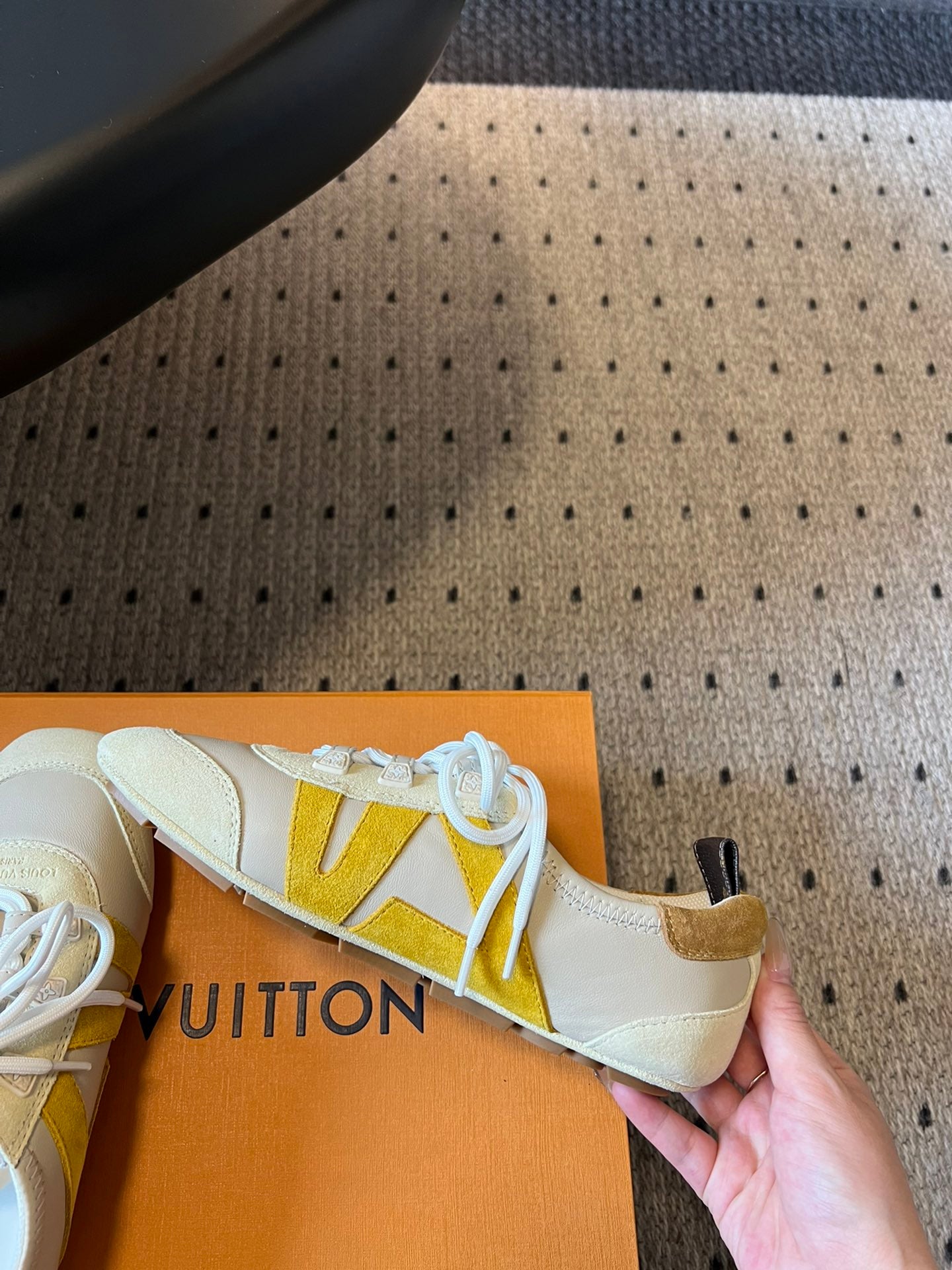 LV SNEAKRINA, Beige Yellow