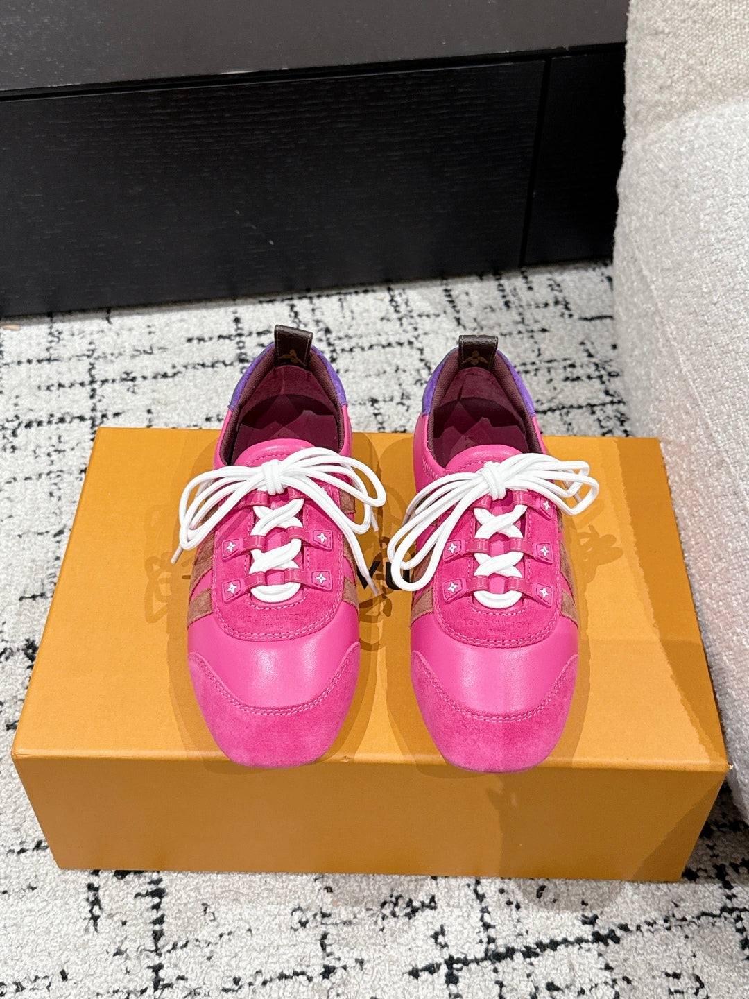 LV SNEAKRINA, Bordeaux Red