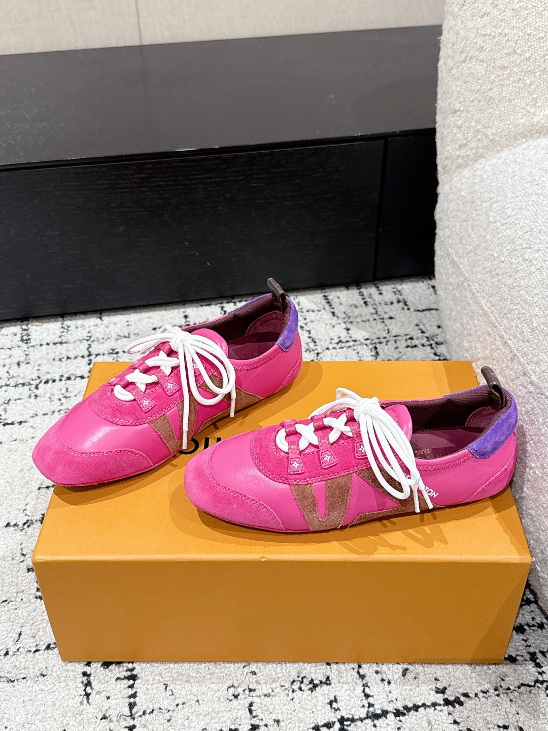 LV SNEAKRINA, Bordeaux Red