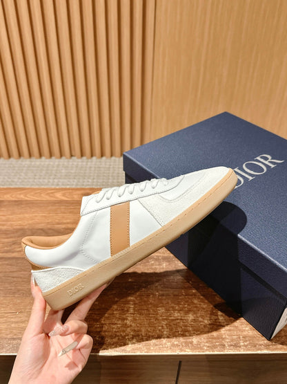 Dior B01 Matchpoint Sneaker, Cognac and White