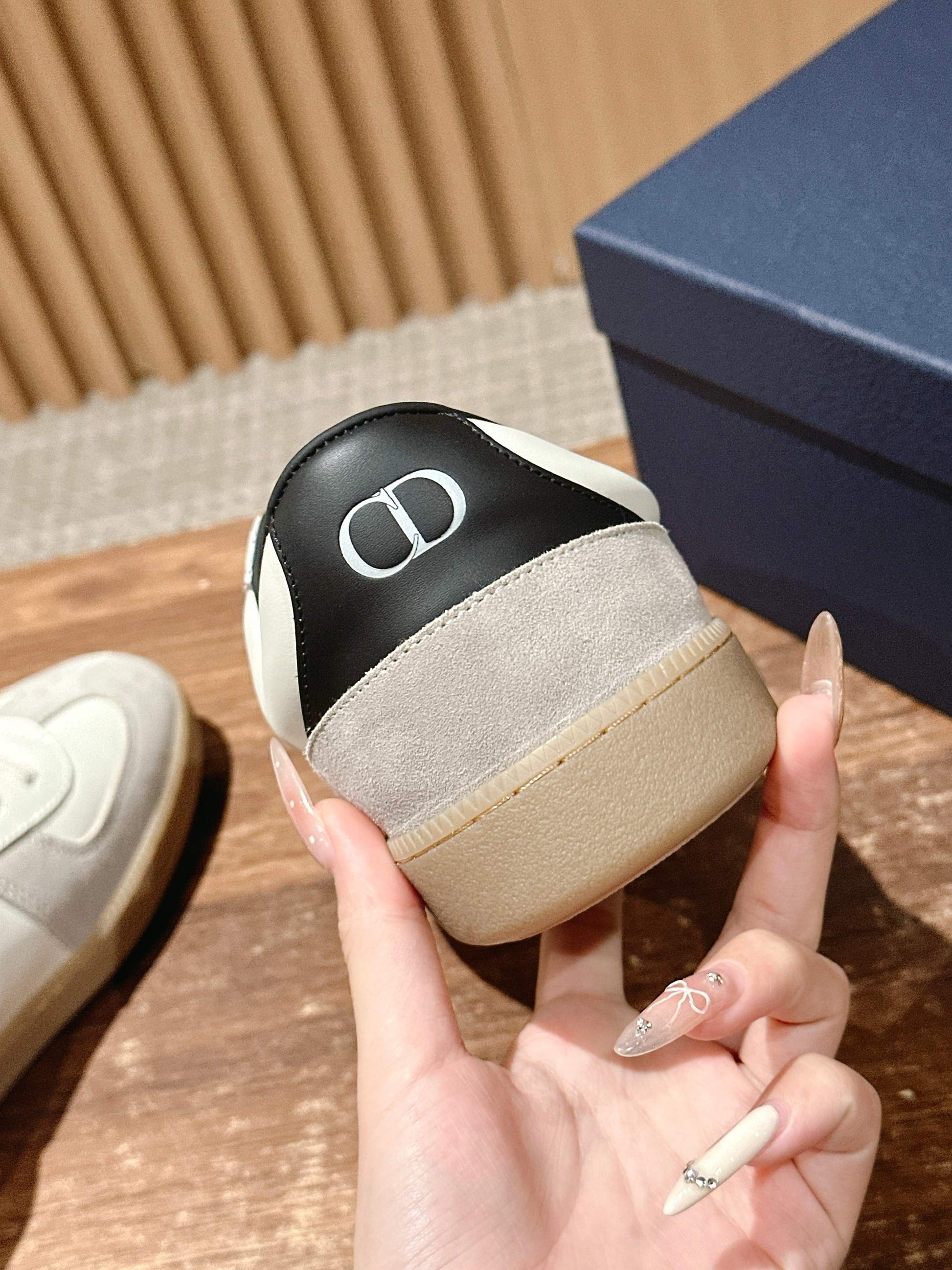 Dior B01 Matchpoint Sneaker, Black and White