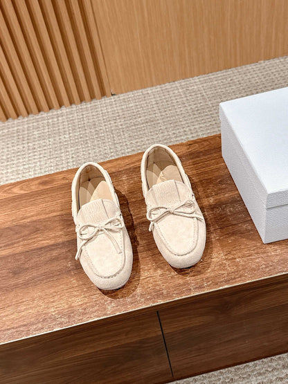 Dior Miss Dior Street Suede Loafer, Beige