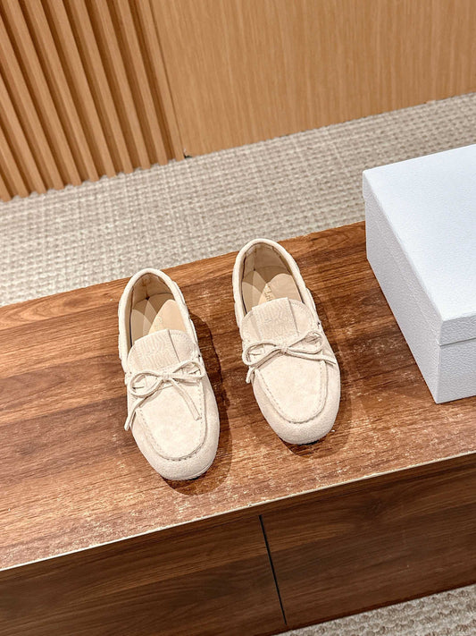 Dior Miss Dior Street Suede Loafer, Beige