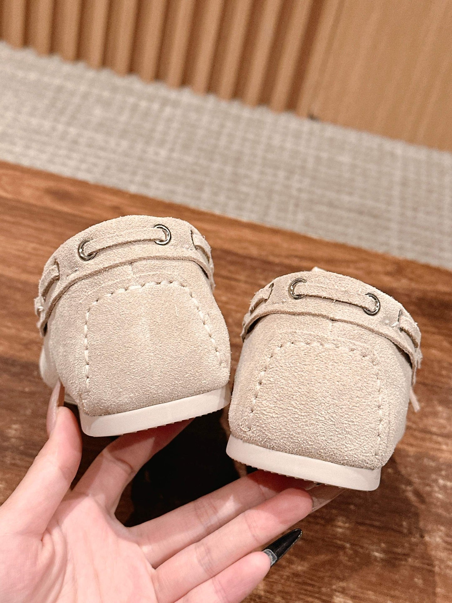 Dior Miss Dior Street Suede Loafer, Beige